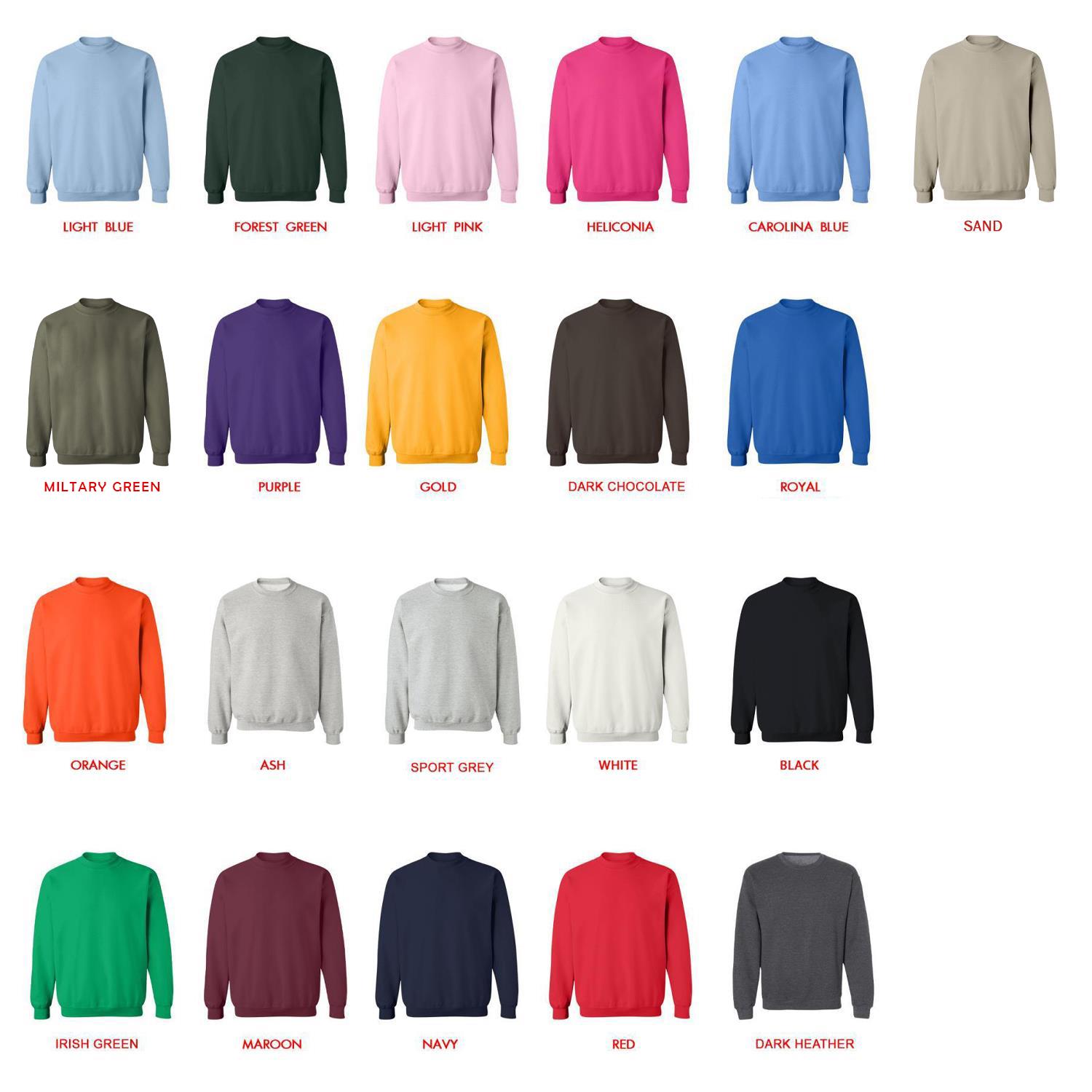 sweatshirt color chart - 311 Band Store